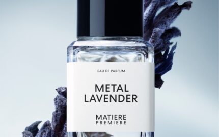 MATIERE PREMIERE Metal Lavender 2026 campaign image; not the Saks counter