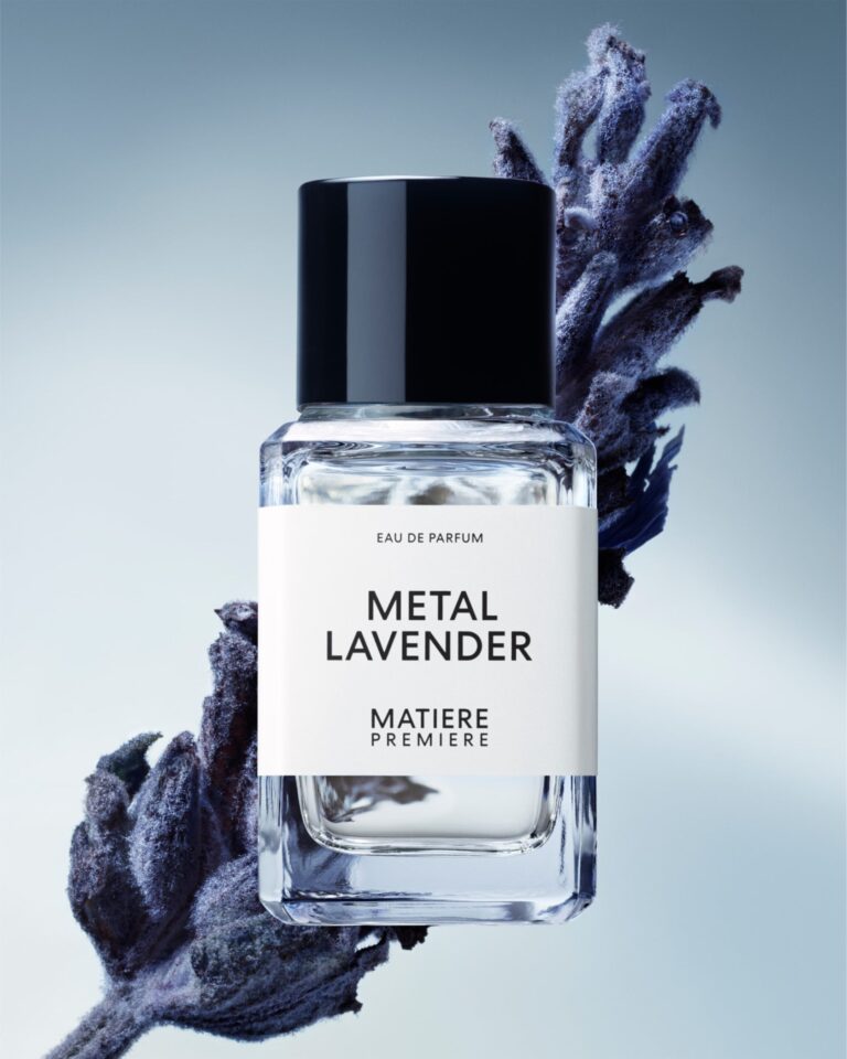 MATIERE PREMIERE Metal Lavender 2026 campaign image; not the Saks counter