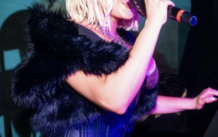 Bebe Rexha performing at the MCM and Flaunt celebration in West Hollywood