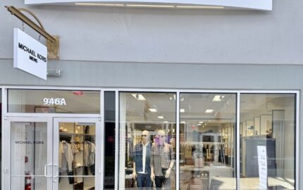 Michael Kors Mens storefront at Houston Premium Outlets