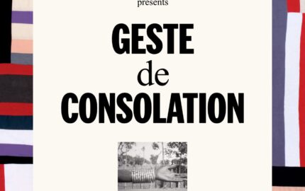 Miu Miu Geste de Consolation exhibition announcement with Paris venue and dates