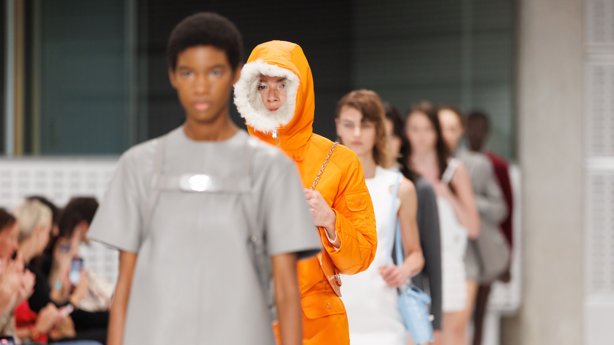 Mulberry by Christopher Kane runway look at London Fashion Week