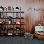 Mytheresa men's shopping lounge and merchandise display at The Bridge Golf Club