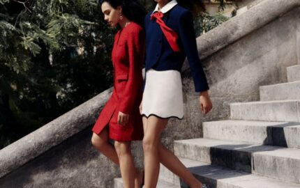 Mytheresa and Jimmy Choo exclusive capsule campaign photograph