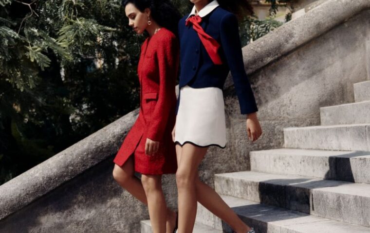 Mytheresa and Jimmy Choo exclusive capsule campaign photograph