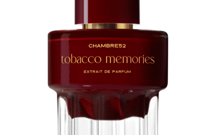 Chambre52 Tobacco Memories Extrait, part of the fragrance assortment highlighted in the Saujet retail announcement