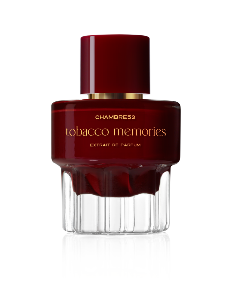 Chambre52 Tobacco Memories Extrait, part of the fragrance assortment highlighted in the Saujet retail announcement