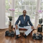 Neiman Marcus Signature Style campaign portrait in a sunlit home