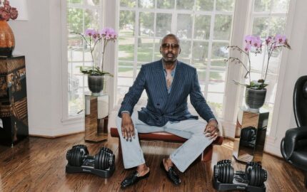 Neiman Marcus Signature Style campaign portrait in a sunlit home