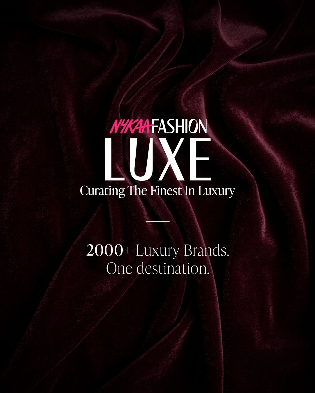 Nykaa Fashion LUXE launch imagery, image 1