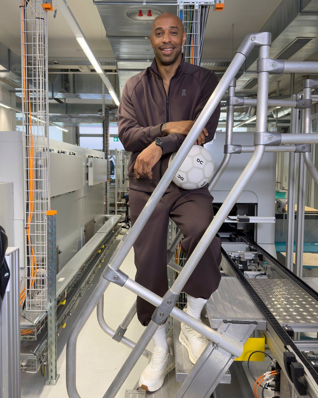 Thierry Henry photographed at On Labs