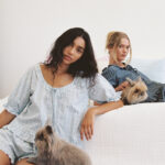 Two models wearing PS Goodnight sleepwear.