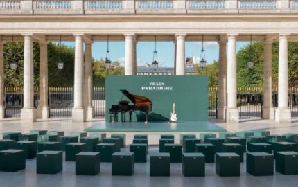 Prada Beauty Paradigme Le Parfum event at Palais-Royal in Paris, view 3
