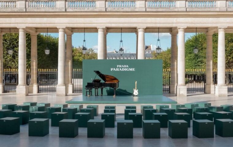 Prada Beauty Paradigme Le Parfum event at Palais-Royal in Paris, view 3