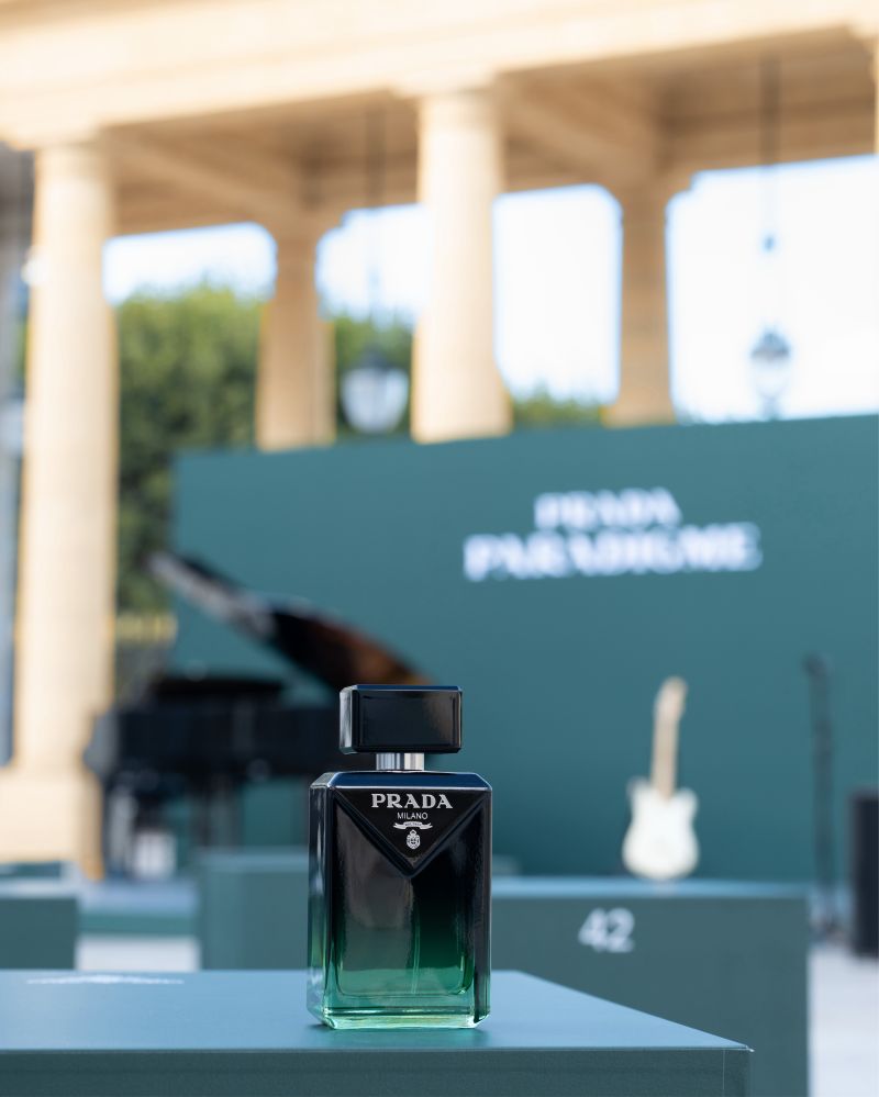 Prada Beauty Paradigme Le Parfum event at Palais-Royal in Paris, view 2