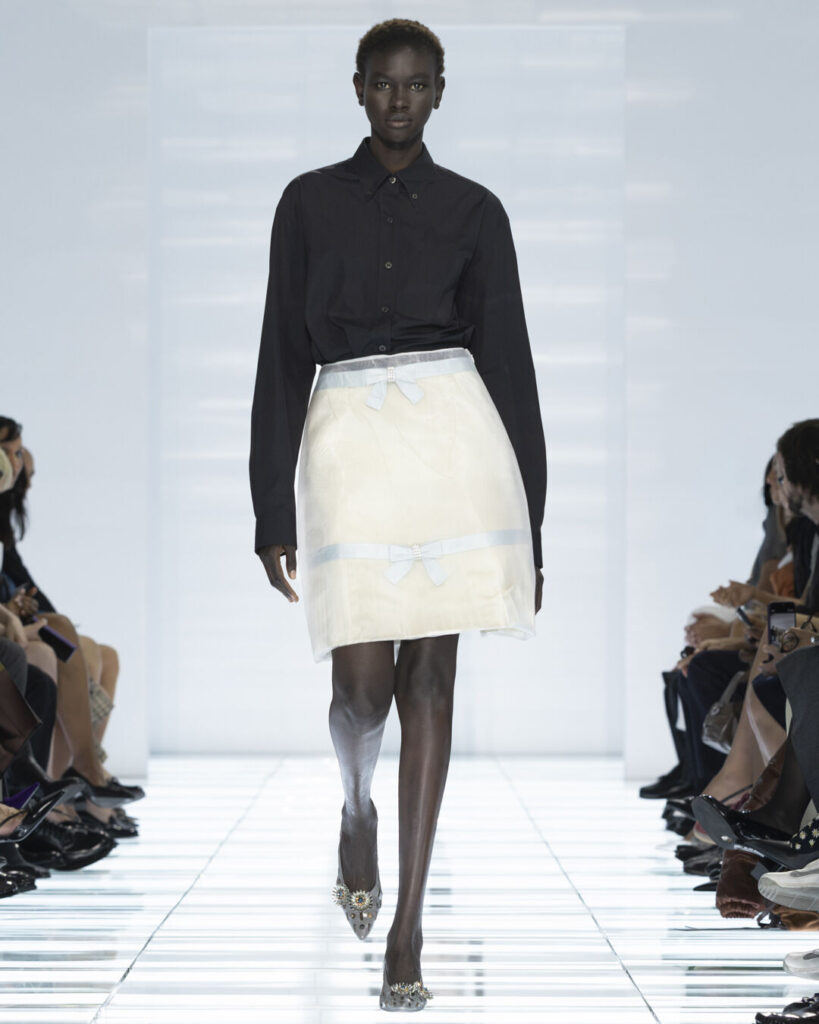 Prada Spring/Summer 2027 womenswear runway look 8