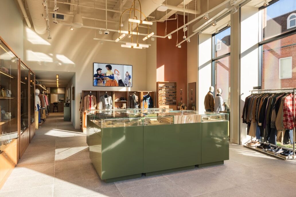 The RealReal Chestnut Hill store interior