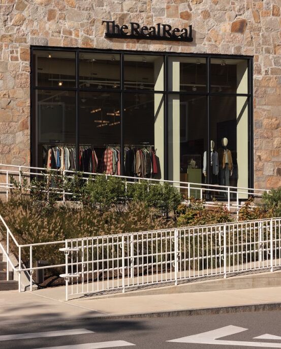 The RealReal Chestnut Hill storefront
