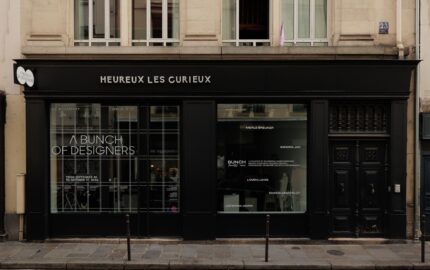 A Bunch of Designers pop-up storefront at HEUREUX LES CURIEUX in Paris