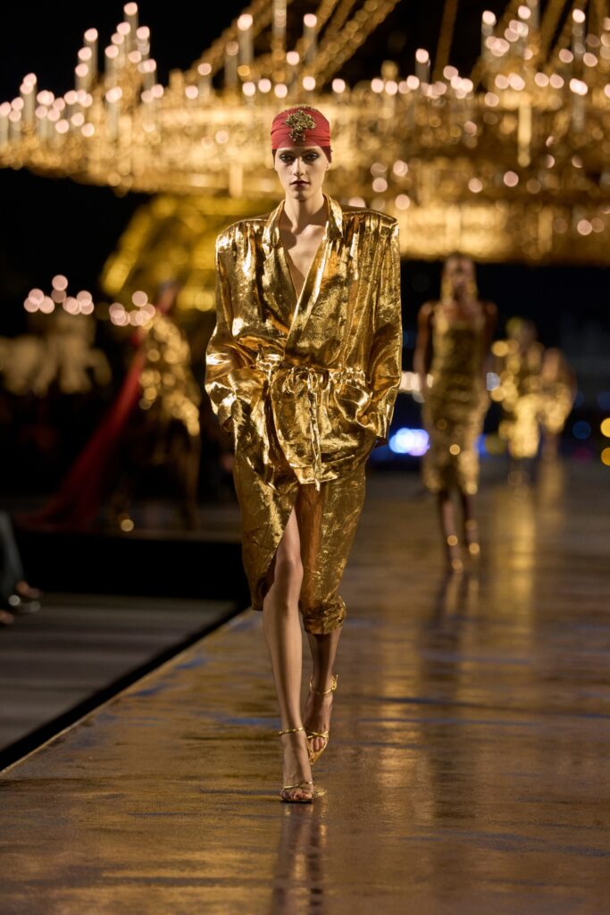 Saint Laurent Spring/Summer 2027 runway look 15
