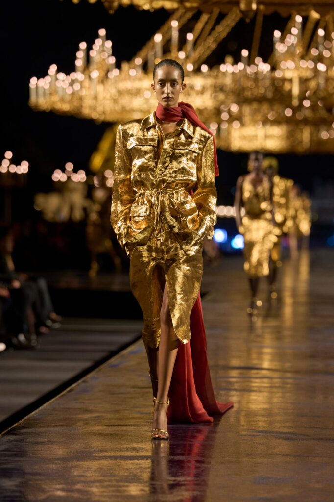 Saint Laurent Spring/Summer 2027 runway look 17