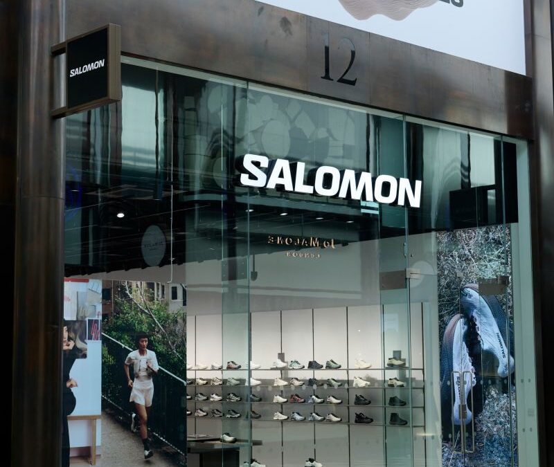 Salomon storefront at Liverpool ONE on Peter’s Lane