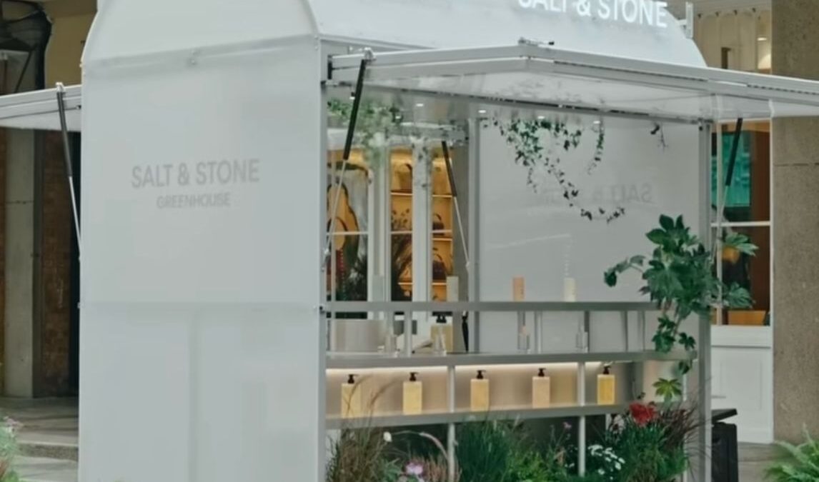 Salt & Stone Greenhouse pop-up in Covent Garden