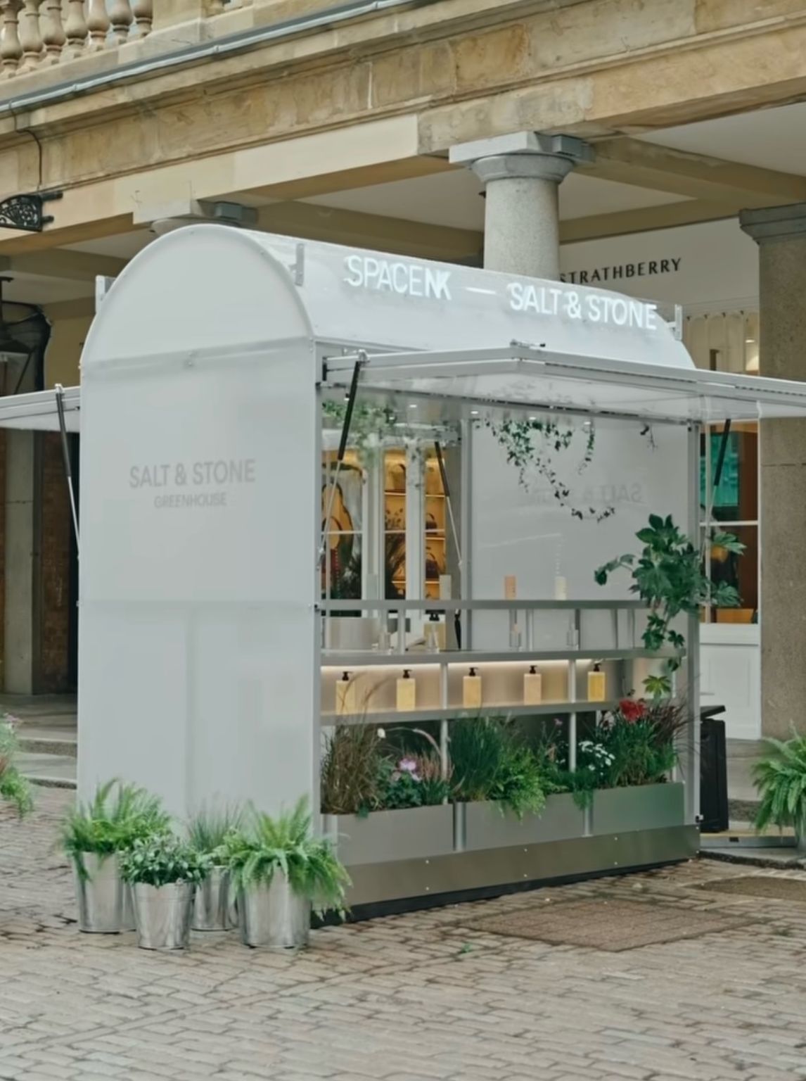 Salt & Stone Greenhouse pop-up in Covent Garden