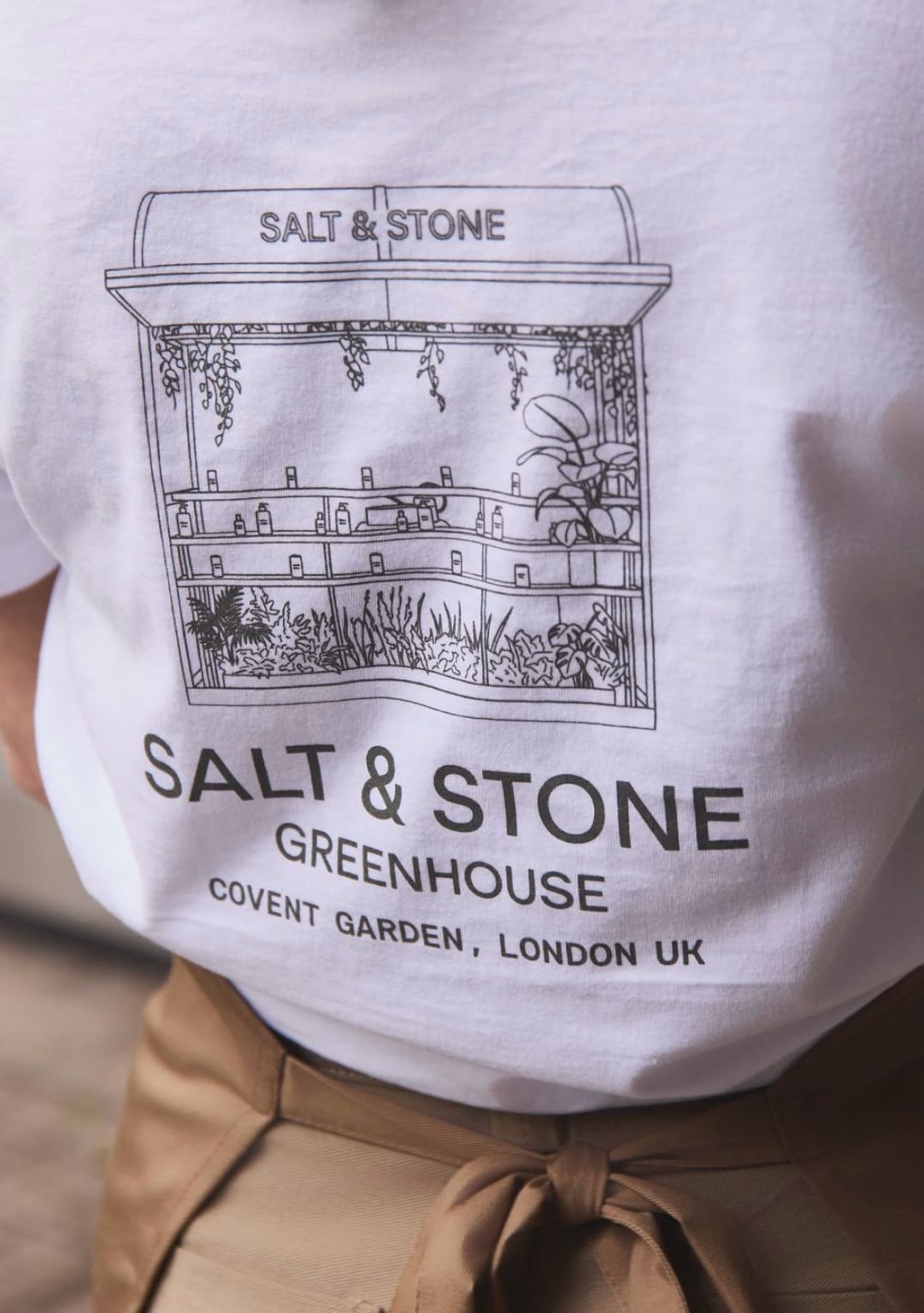 Salt & Stone Greenhouse event T-shirt