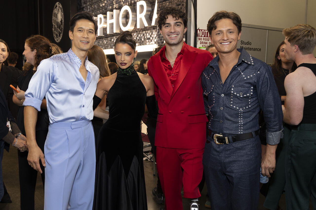 Sephora backstage at Dancing with the Stars, source photograph 1
