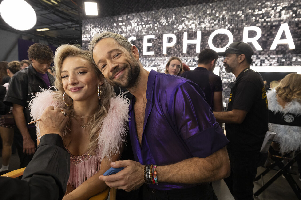 Sephora backstage at Dancing with the Stars, source photograph 2