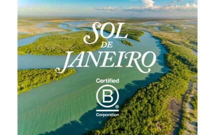 Sol de Janeiro visual announcing its B Corp certification
