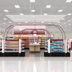 Rendering of the Target Beauty Studio prestige beauty destination inside a Target store