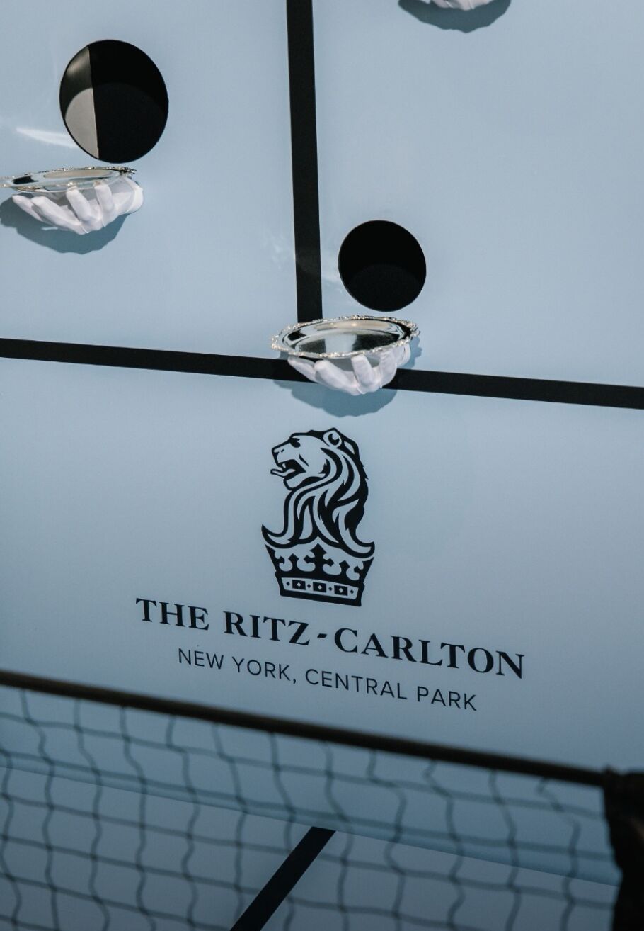 The Ritz-Carlton — tennis-themed brand installation — photograph 5