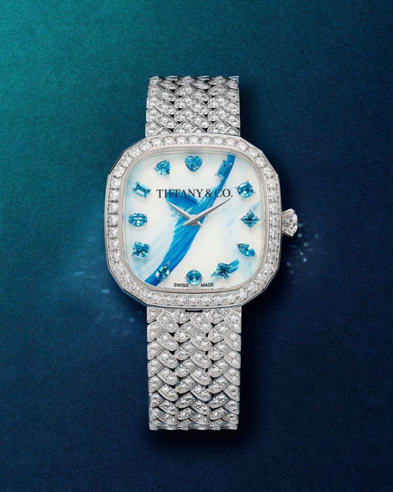 Tiffany Eternity watch created with Venini glass, image one