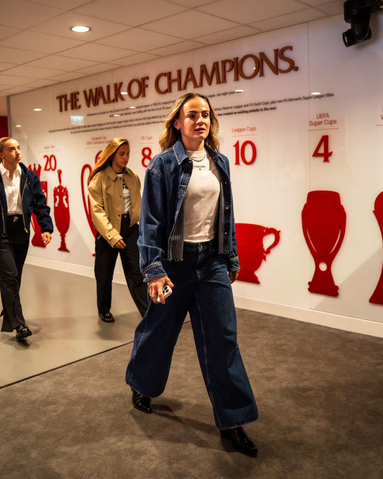 Liverpool FC Women wearing Tommy Hilfiger at Anfield, photograph 3