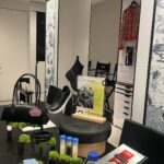 TômTex and BloomCell material samples displayed at the event