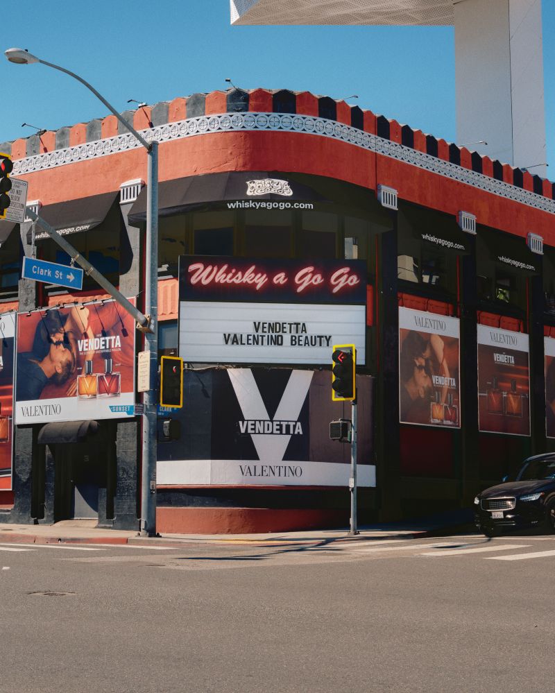 Valentino Beauty Vendetta launch event in Los Angeles, view 2