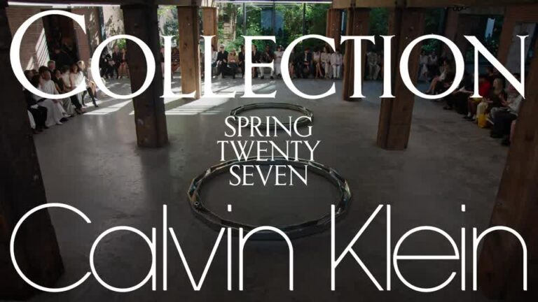 Calvin Klein Collection Spring 2027 runway video still