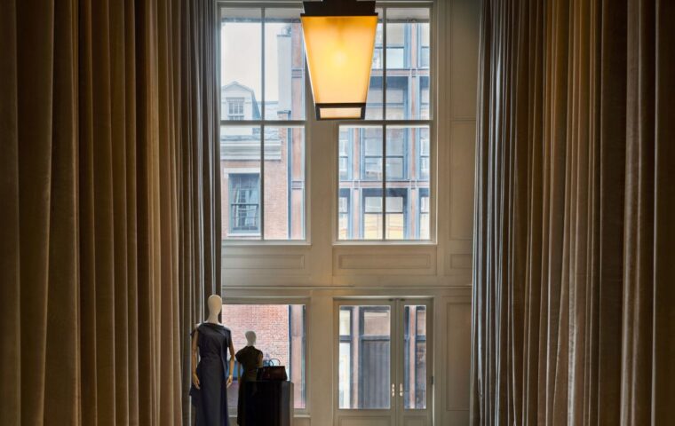 Interior of Victoria Beckham’s first New York boutique at 150 Mercer Street