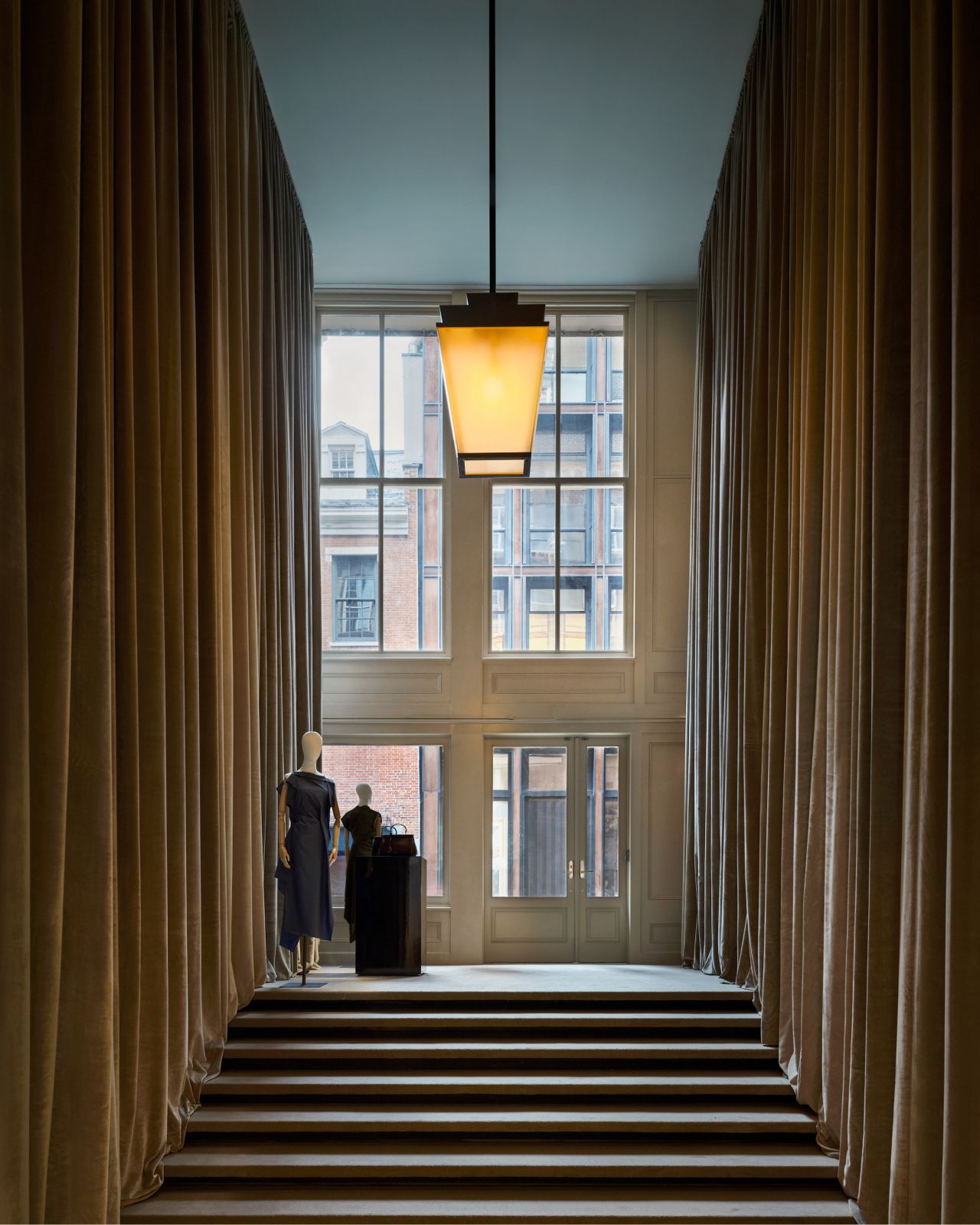 Interior of Victoria Beckham’s first New York boutique at 150 Mercer Street