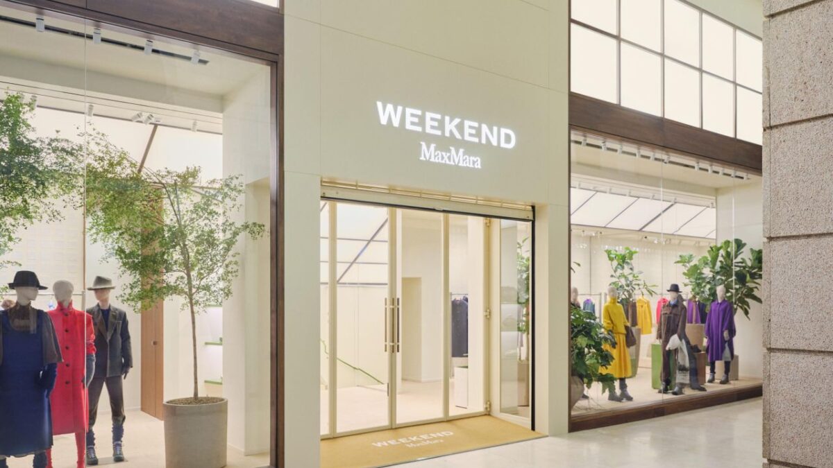 Weekend Max Mara's redesigned Milan flagship entrance
