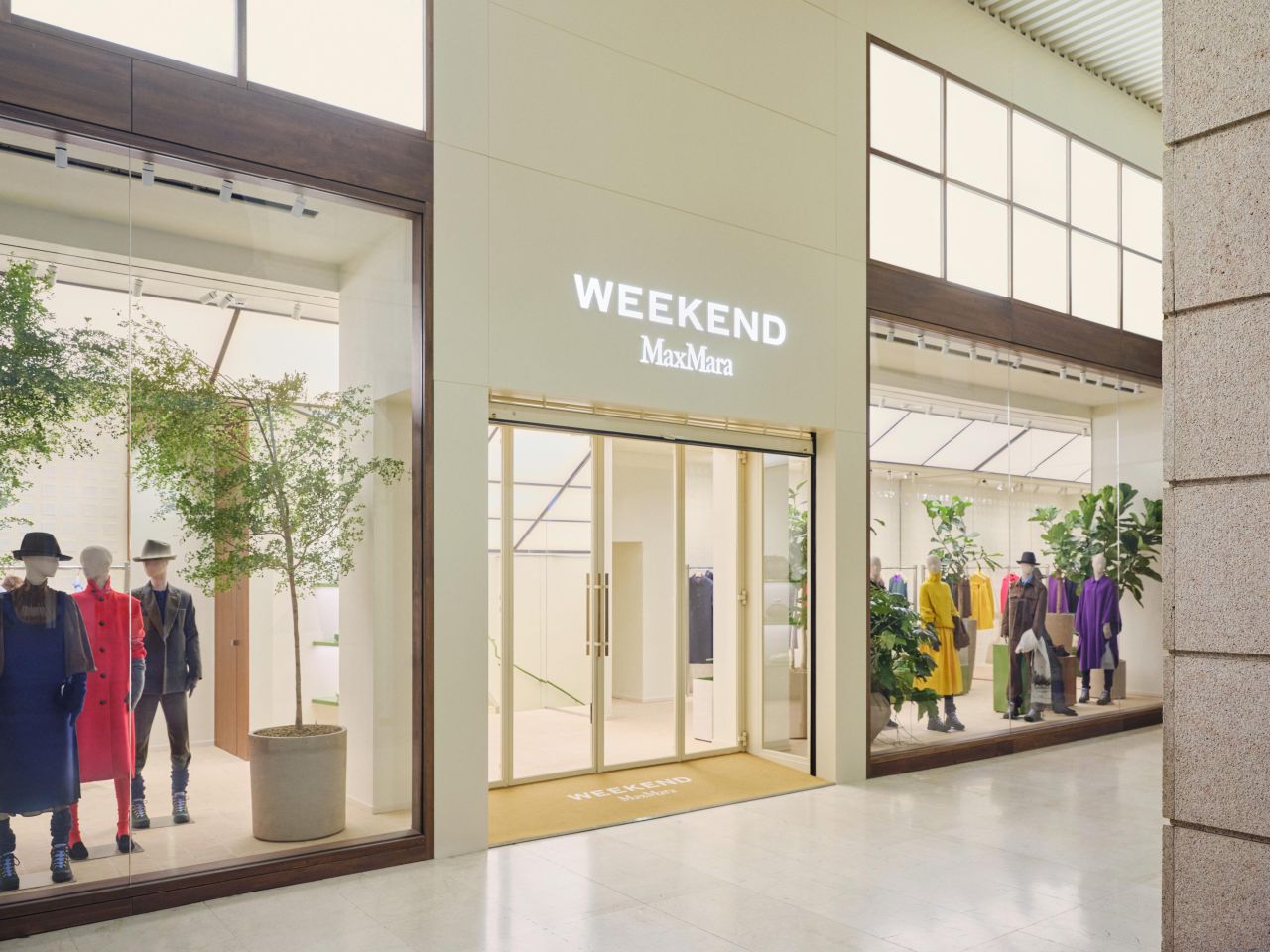 Weekend Max Mara's redesigned Milan flagship entrance
