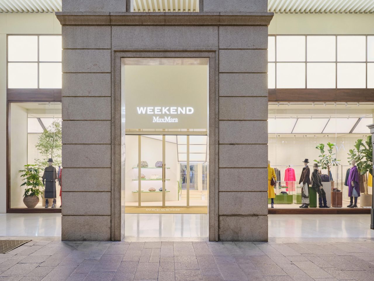 Weekend Max Mara Milan flagship facade