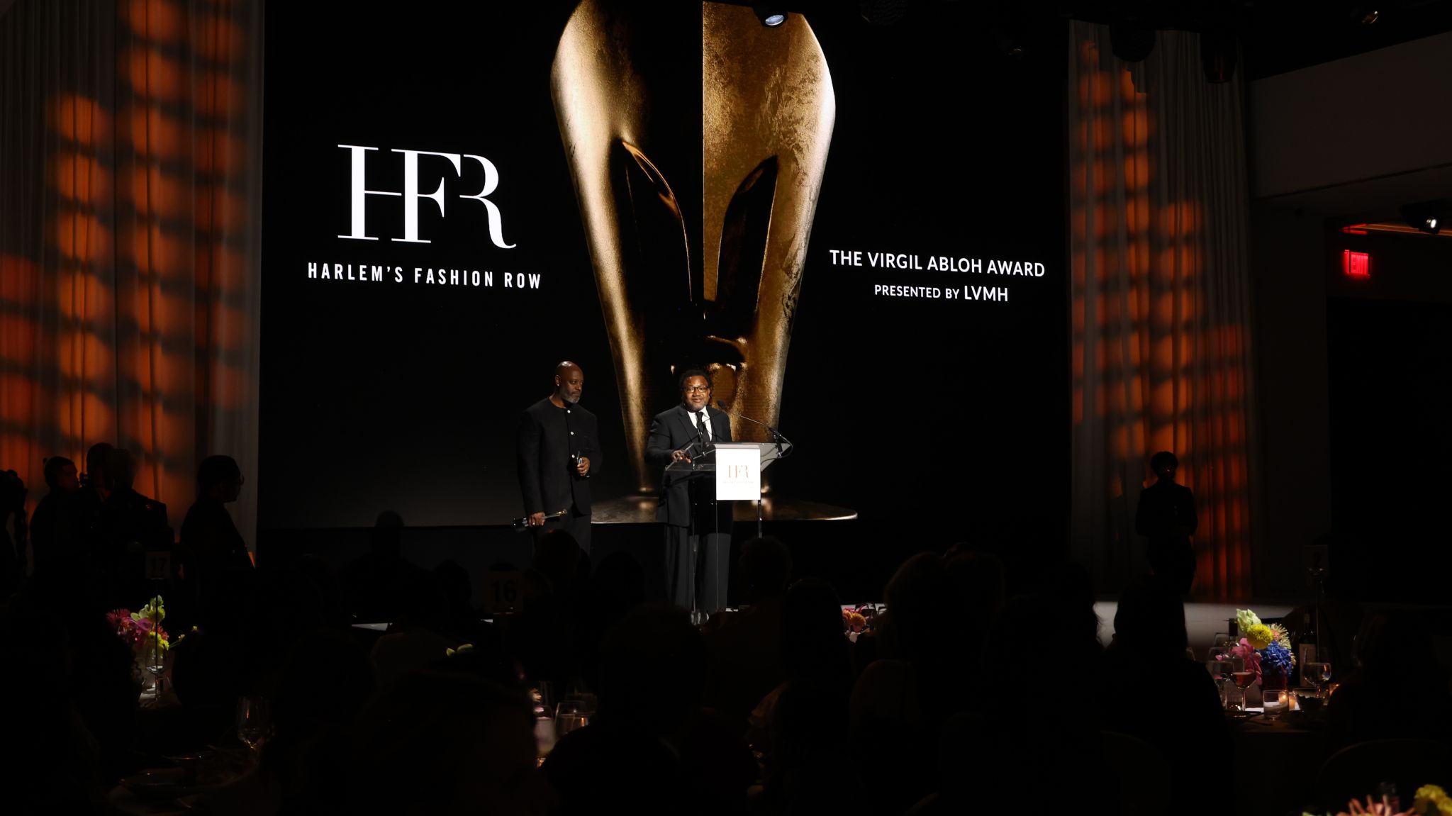 LVMH — Wisdom Kaye Receives the LVMH-Presented Virgil Abloh Award at Harlem’s Fashion Row. Gallery image 1.