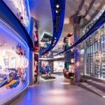 adidas Central Pattaya interior with colourful city graphics