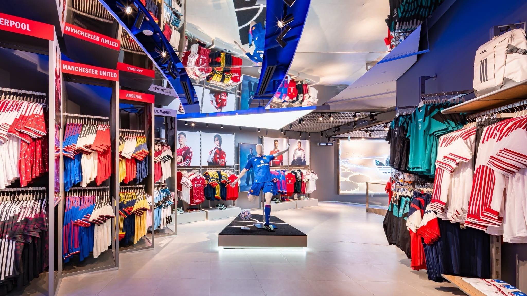 Retail floor of the adidas Brand Center at Central Pattaya