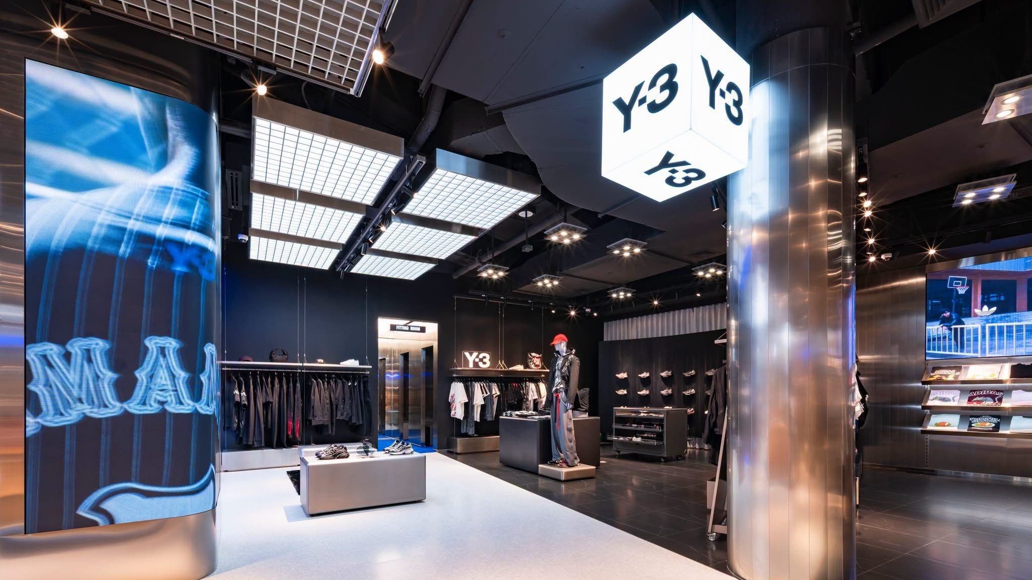 Y-3 presentation inside adidas Central Pattaya