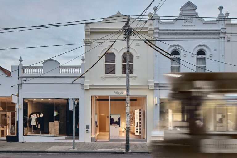 New Aesop storefront on High Street in Armadale, Melbourne