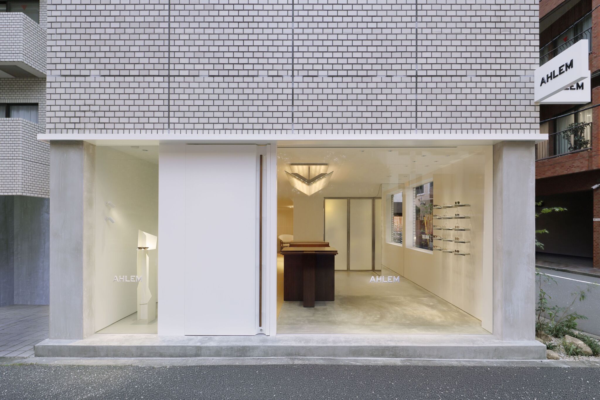 Front entrance of AHLEM’s Tokyo atelier